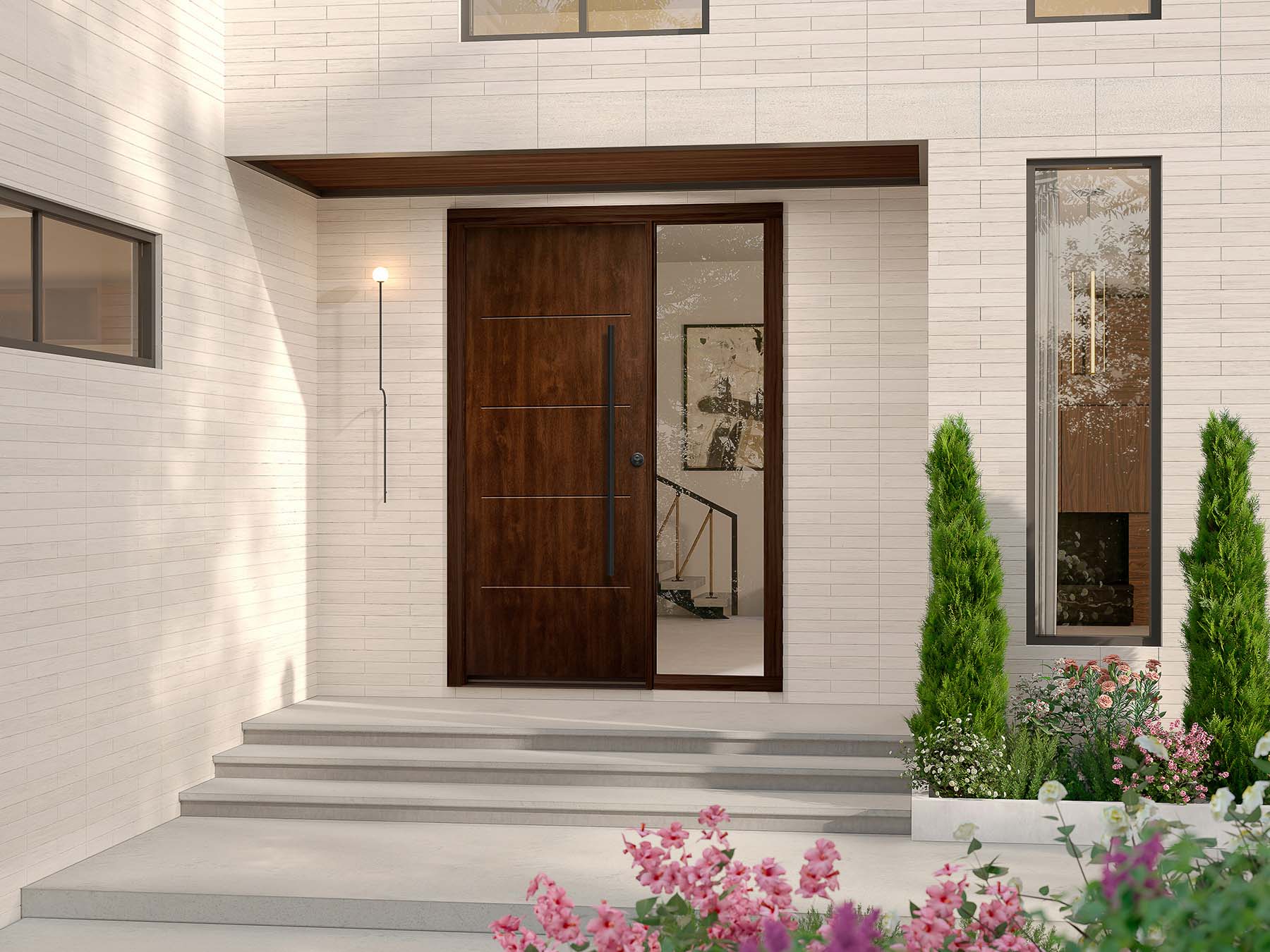 Puertas entrada casa en madrid